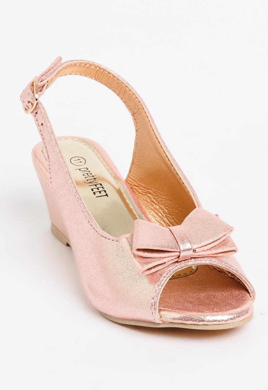 Jumbo - Girls Sling Back Wedge Rose gold