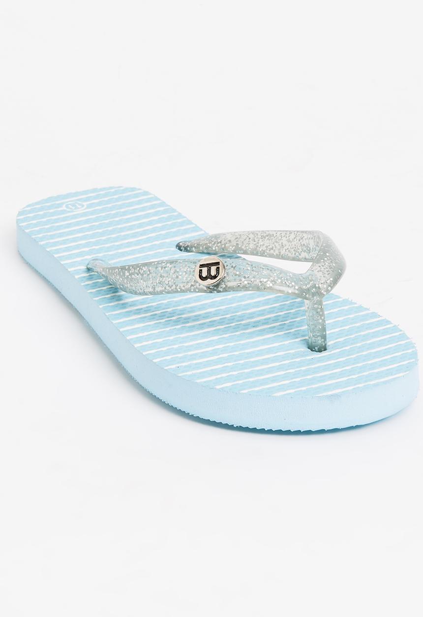 World Tribe - Little Treasure Girls Flip Flops Blue