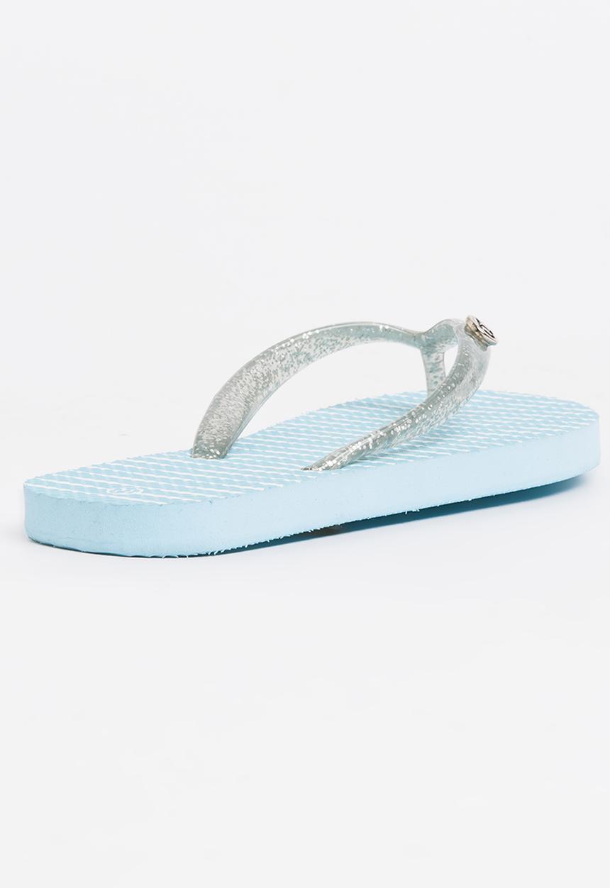 World Tribe - Little Treasure Girls Flip Flops Blue