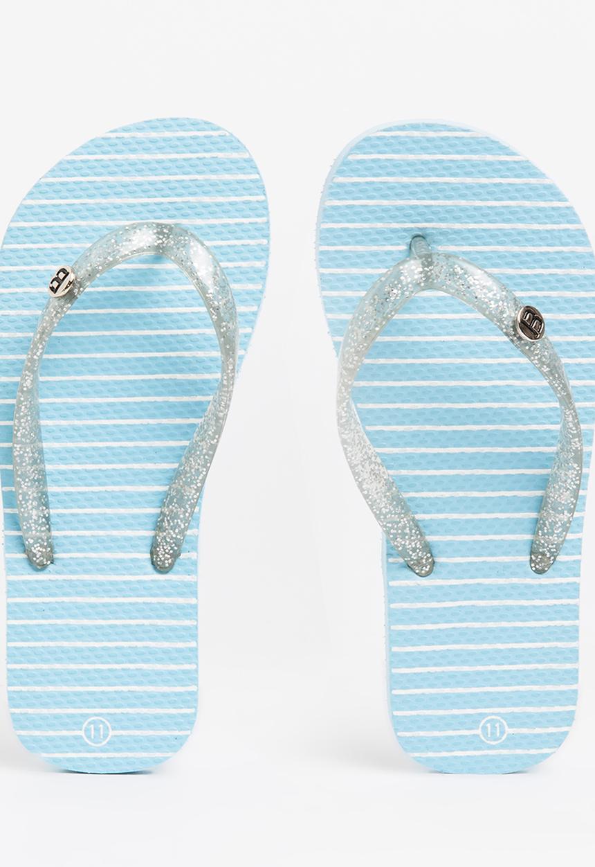 World Tribe - Little Treasure Girls Flip Flops Blue