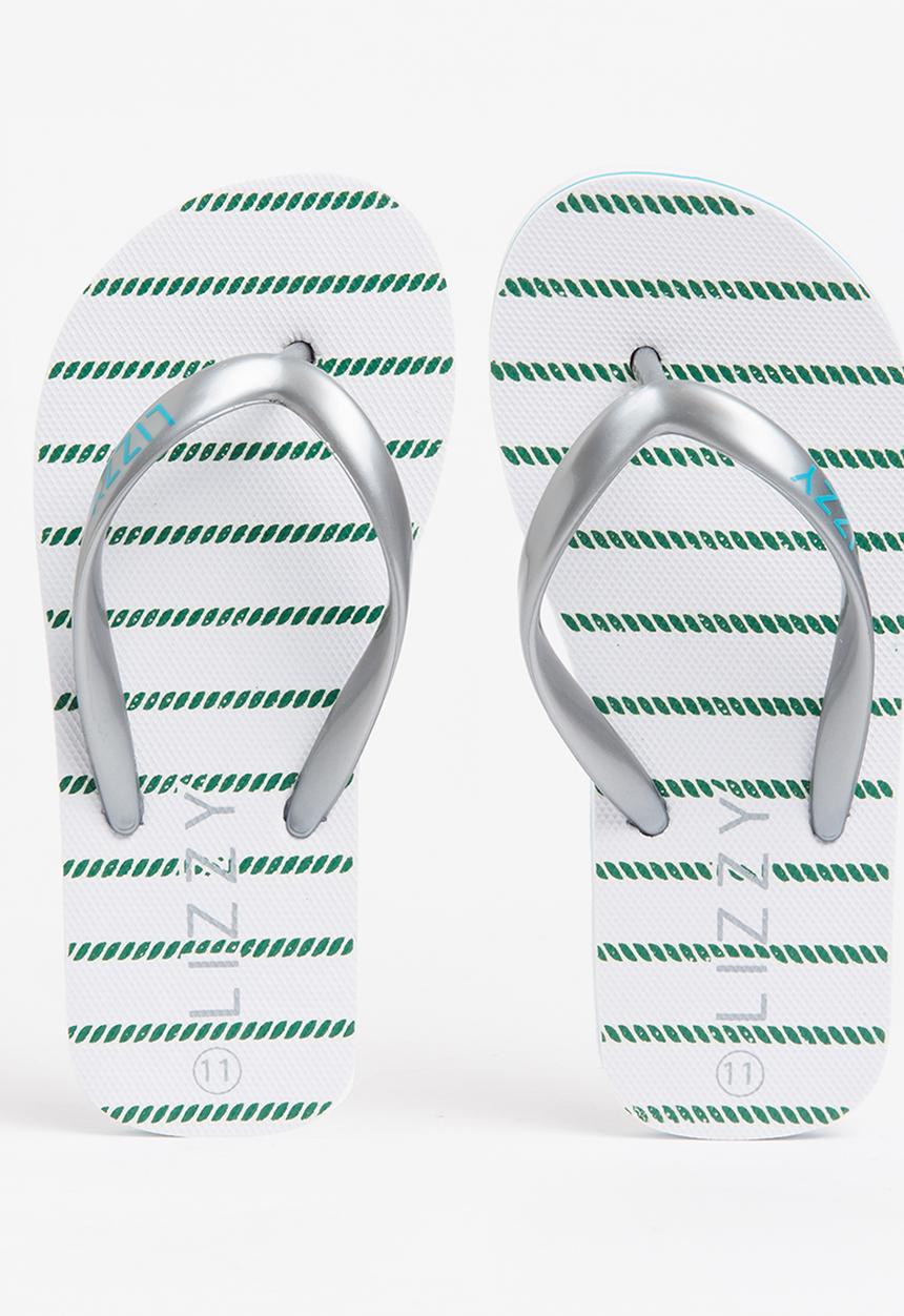 Lizzy - Teen Katie Flipflop Silver