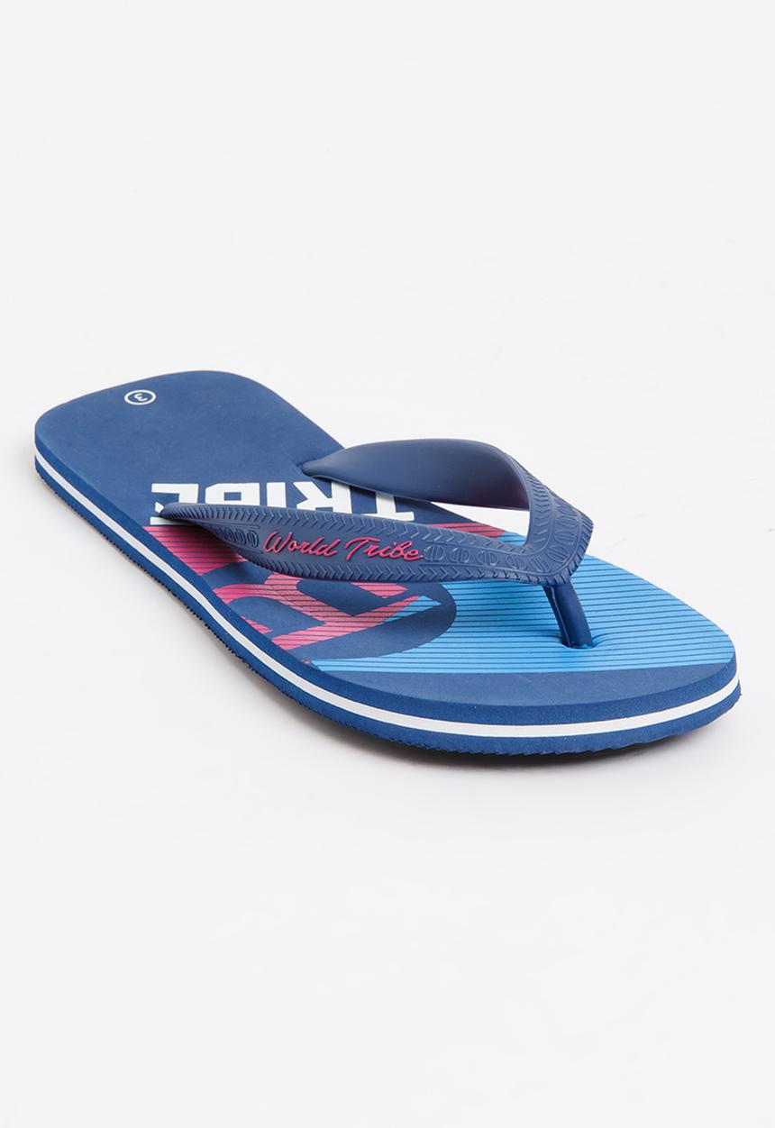 World Tribe - Big Chill Boys Flip Flops Navy