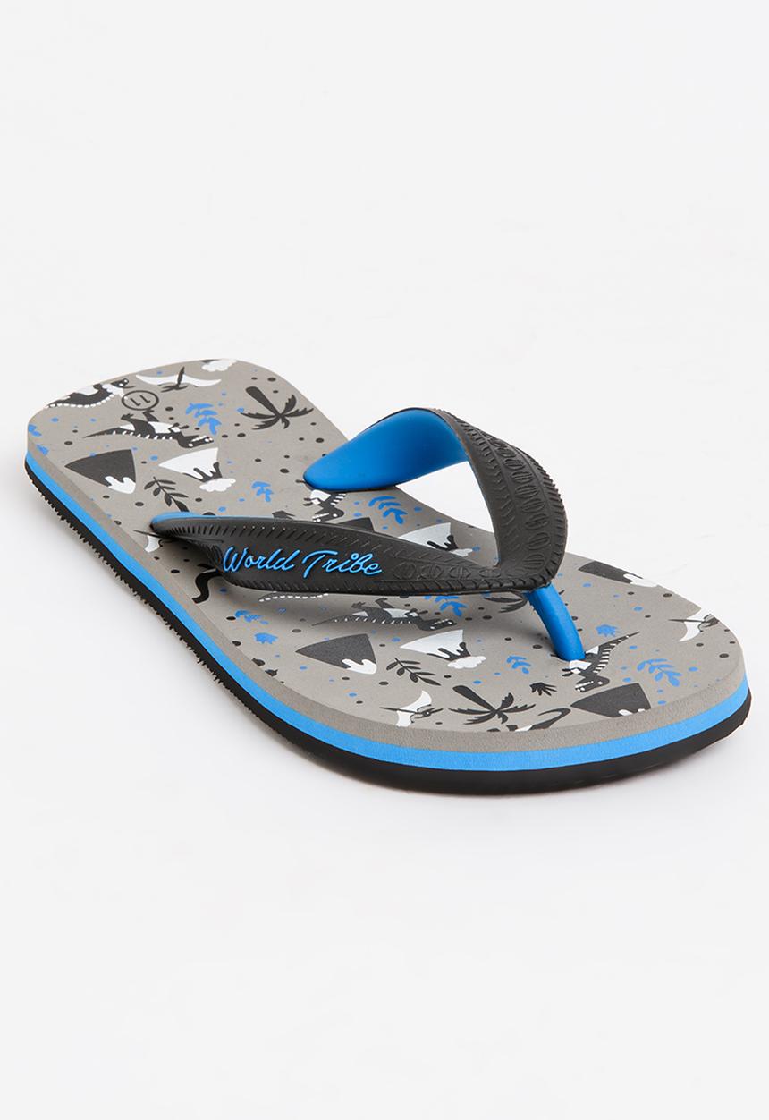 World Tribe - Wildside Boys Flip Flops Grey