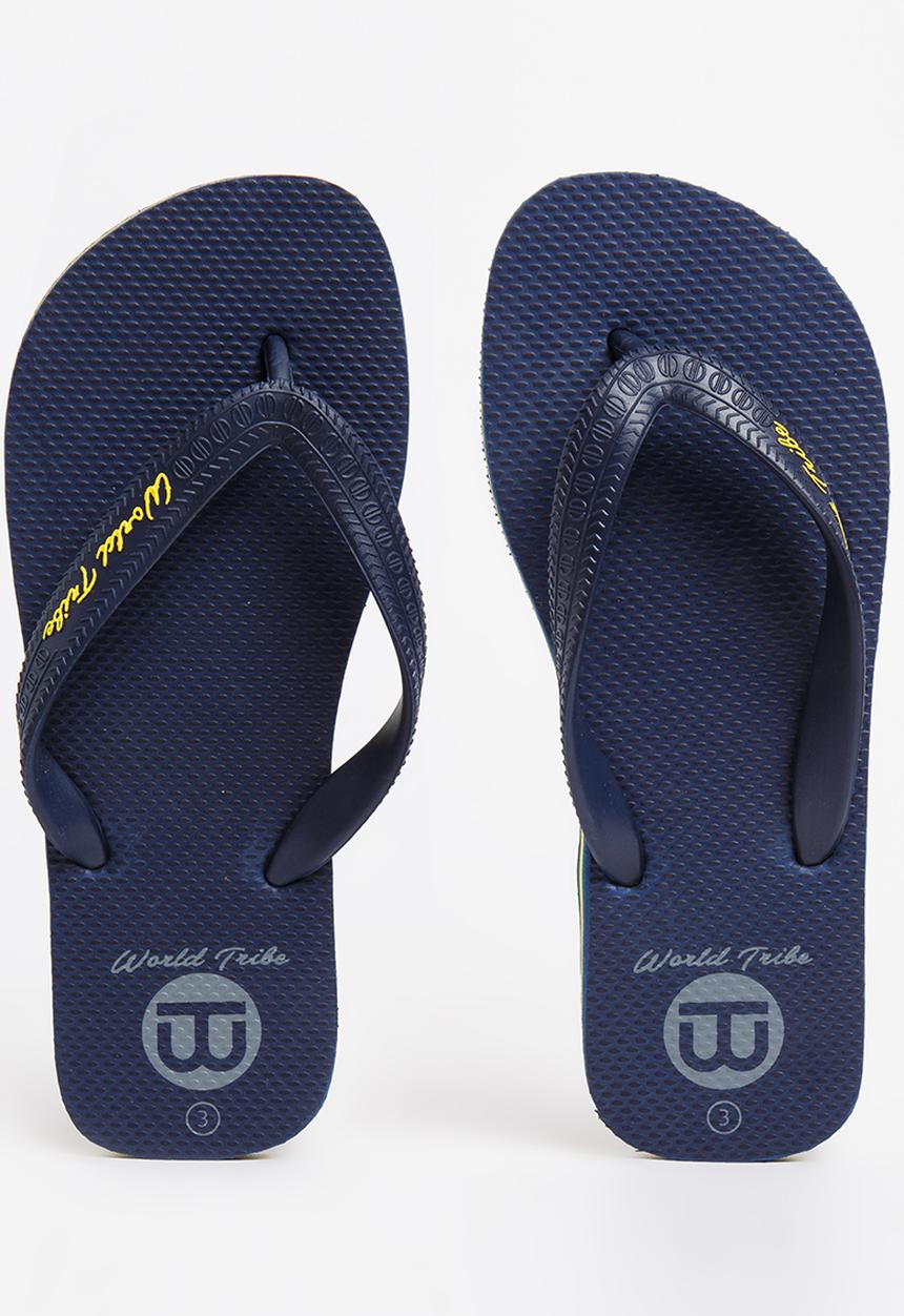 World Tribe - Ultimate Boys Flip Flops Dark Blue