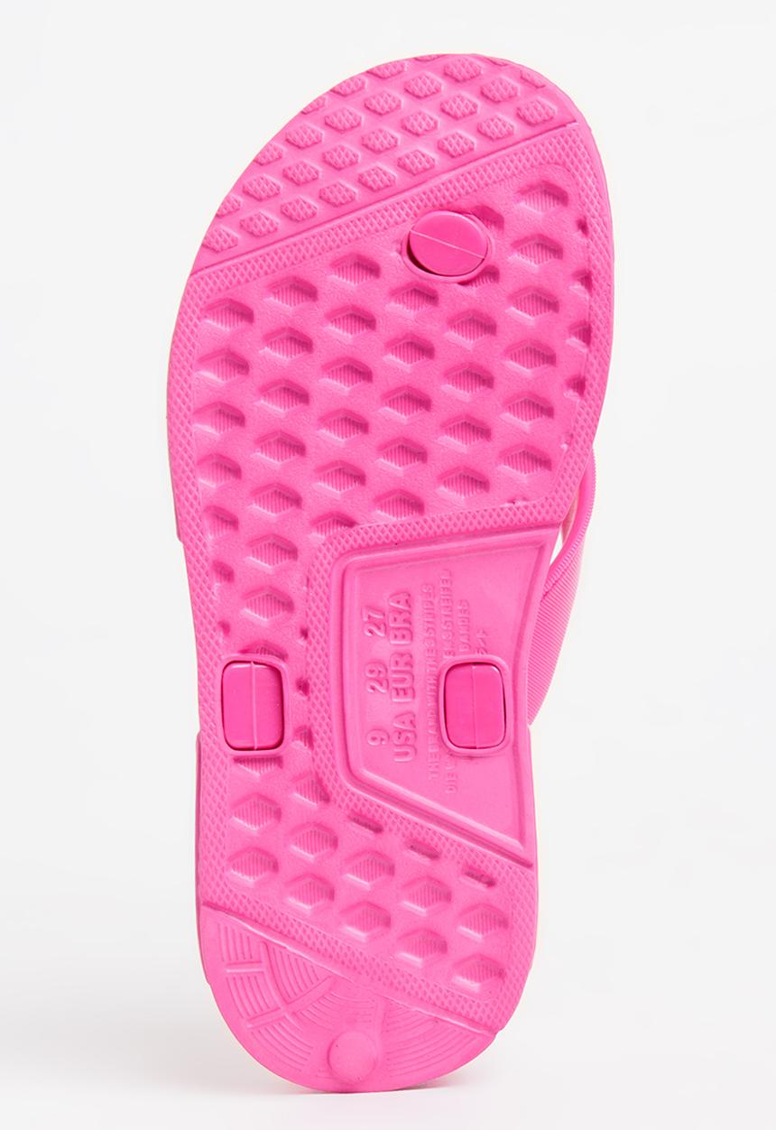 Jumbo - Tbar Flip Flop Dark Pink