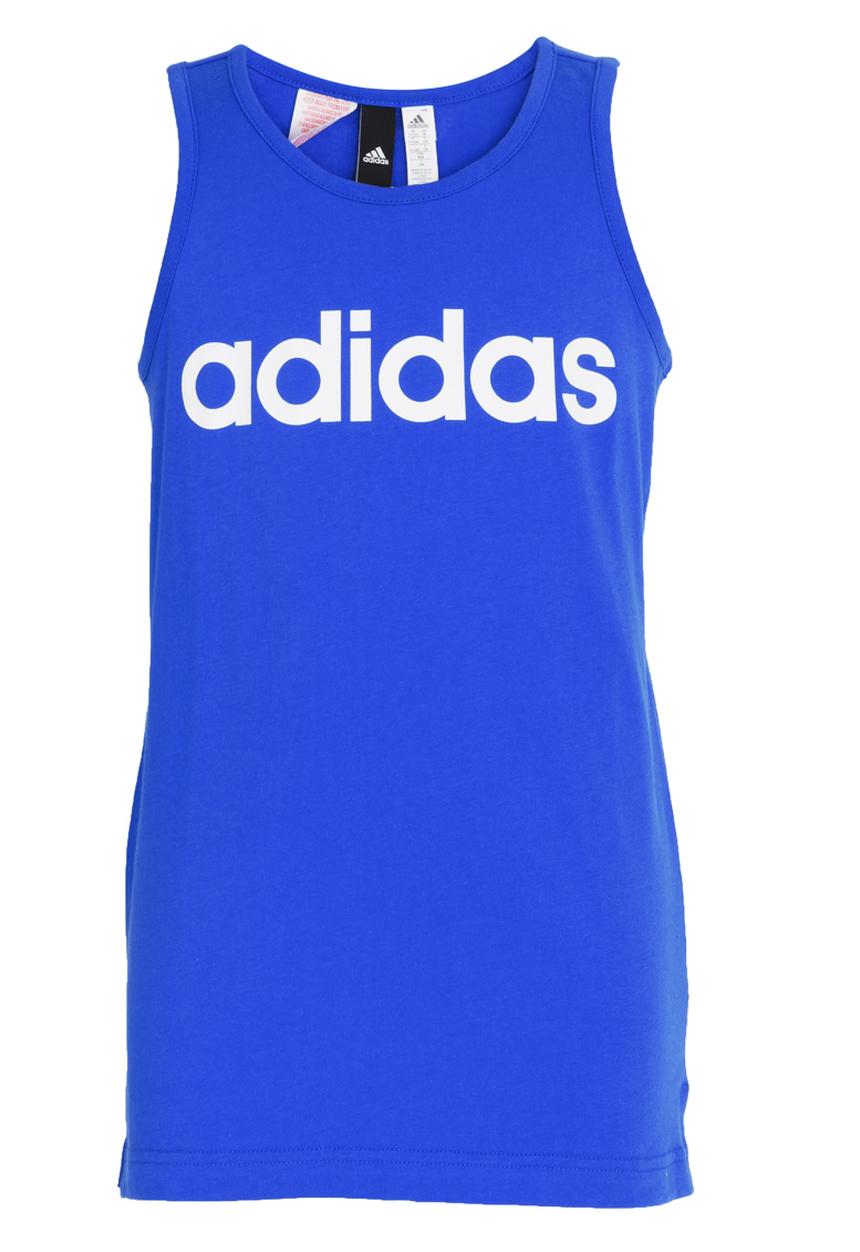 adidas Performance - Linear Tank Mid Blue