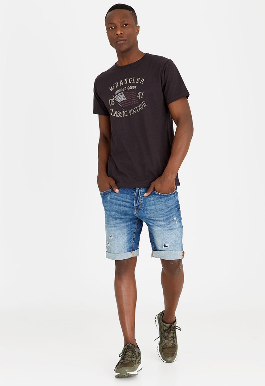 Wrangler - Speedy Crew Neck T-shirt Black