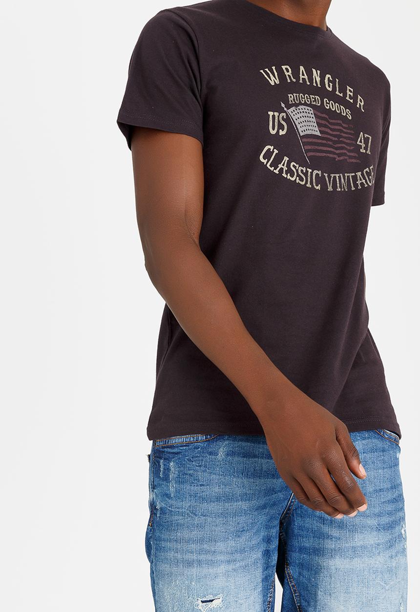 Wrangler - Speedy Crew Neck T-shirt Black