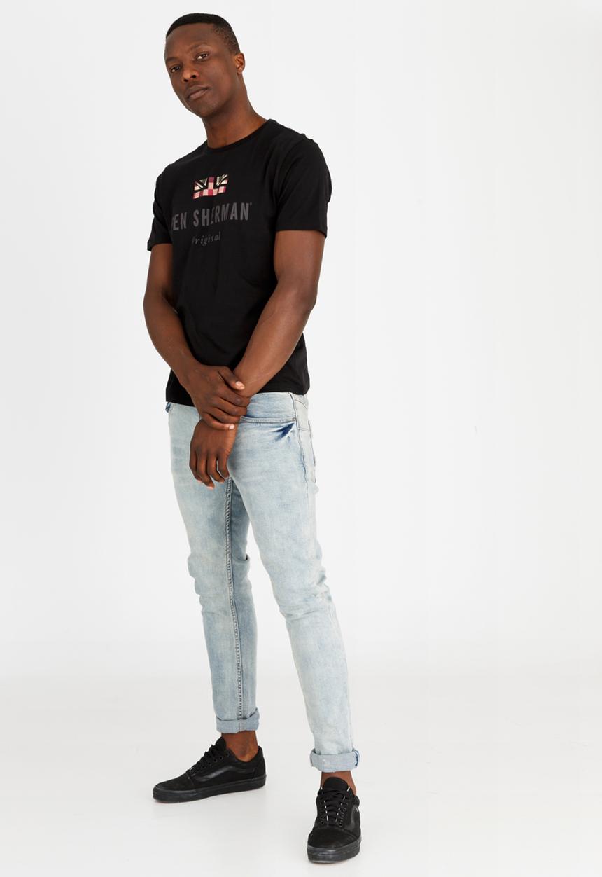 Ben Sherman - Original  Crew Neck Tee Black