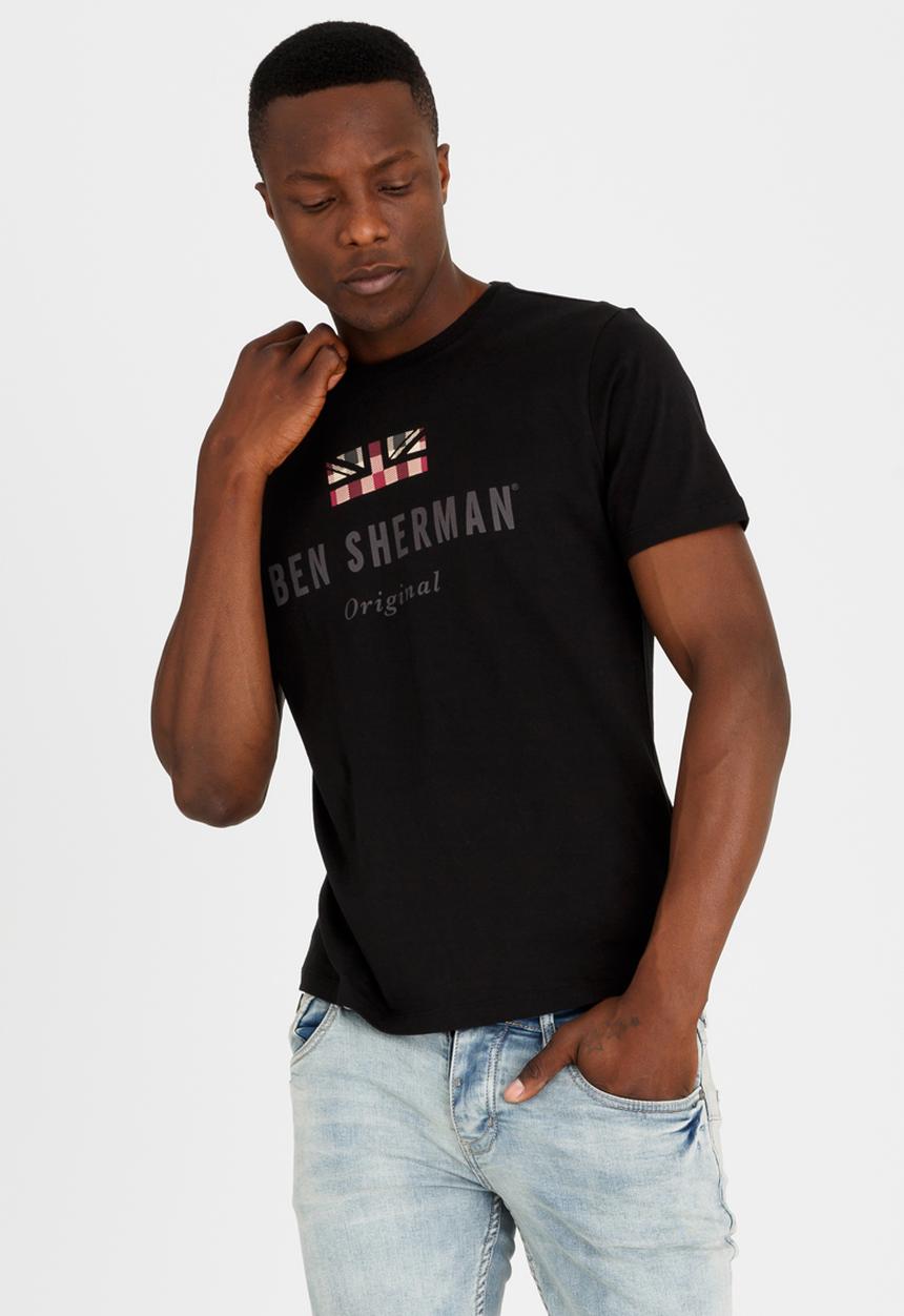 Ben Sherman - Original  Crew Neck Tee Black
