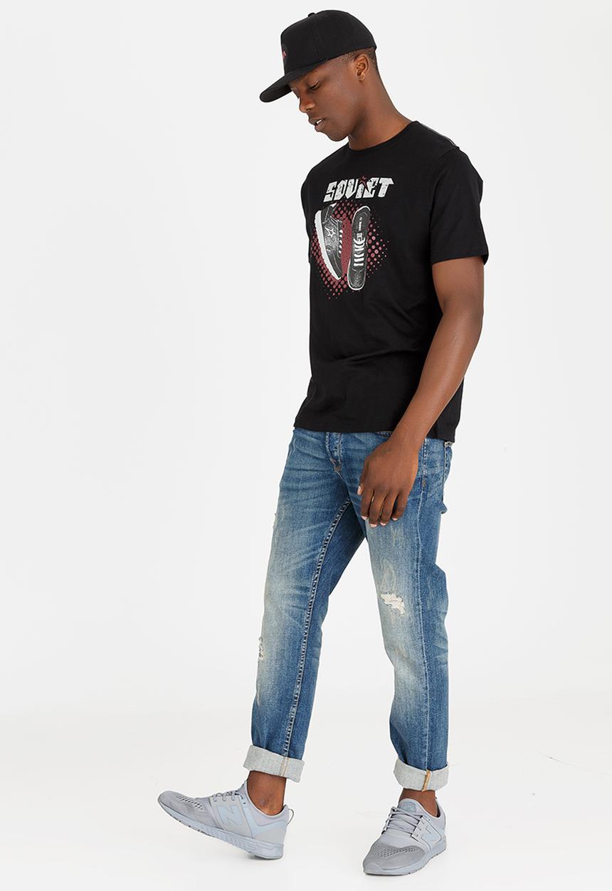 SOVIET - Benefica Crew Neck Logo Tee Black