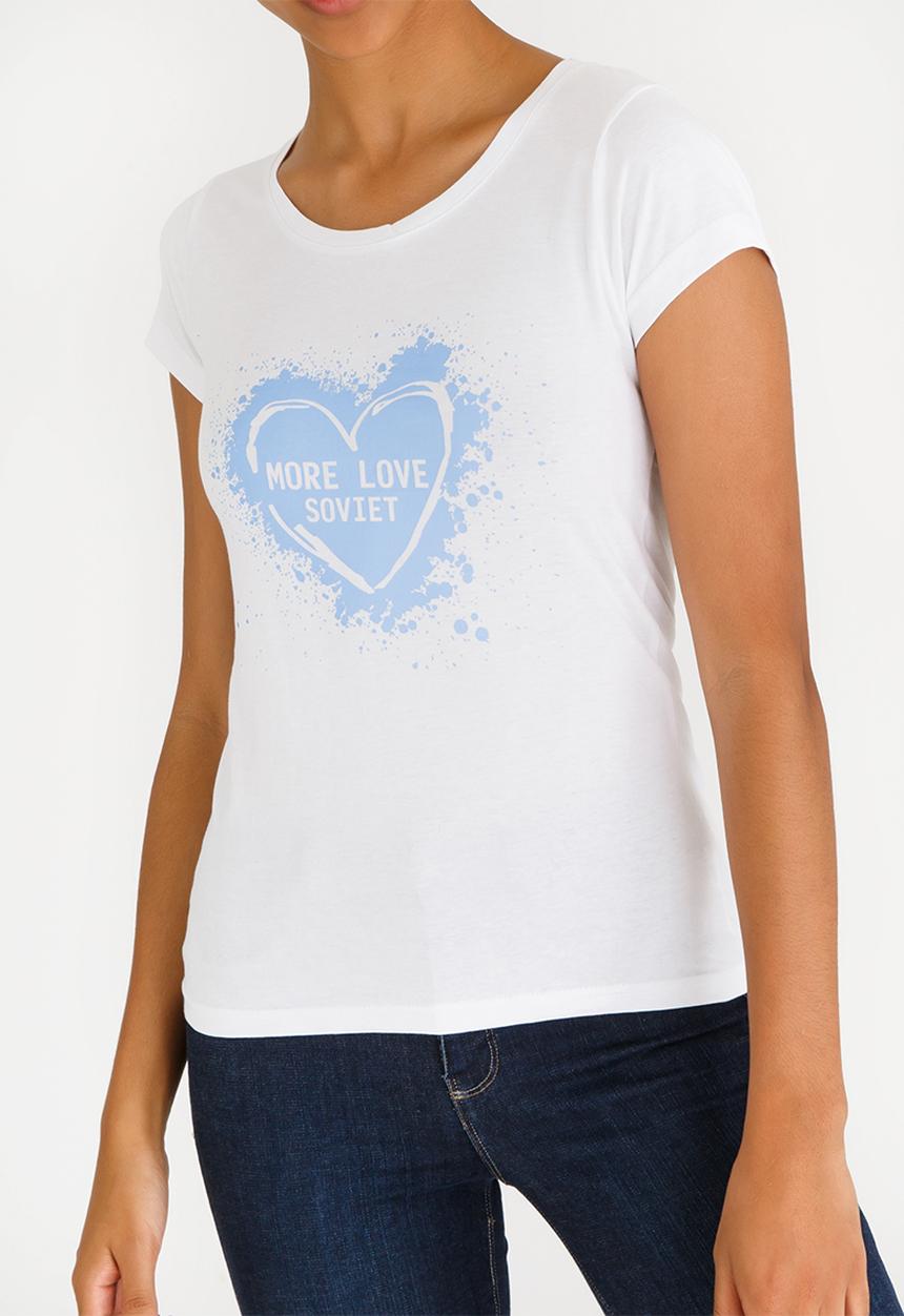 SOVIET - Hemming Tee White