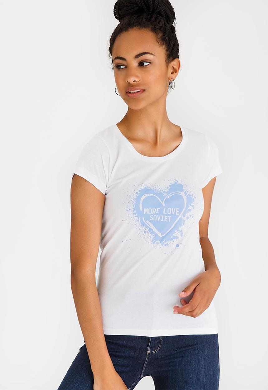 SOVIET - Hemming Tee White