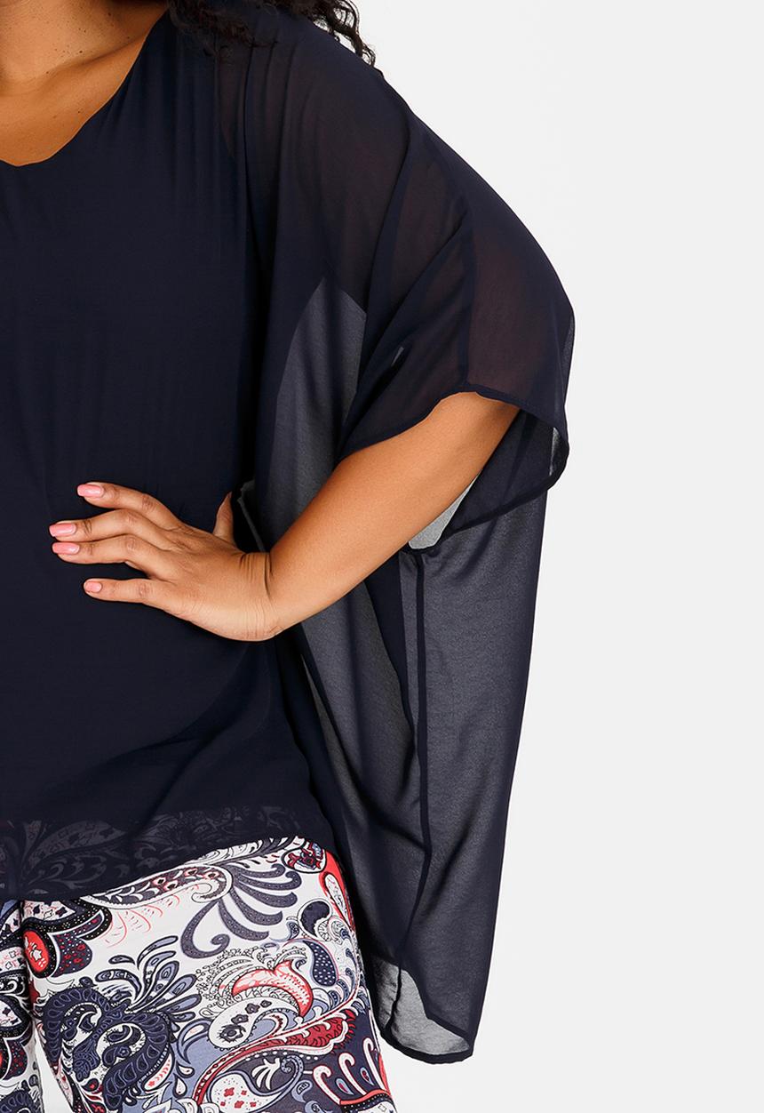 Polkadot - Butterfly Top Navy
