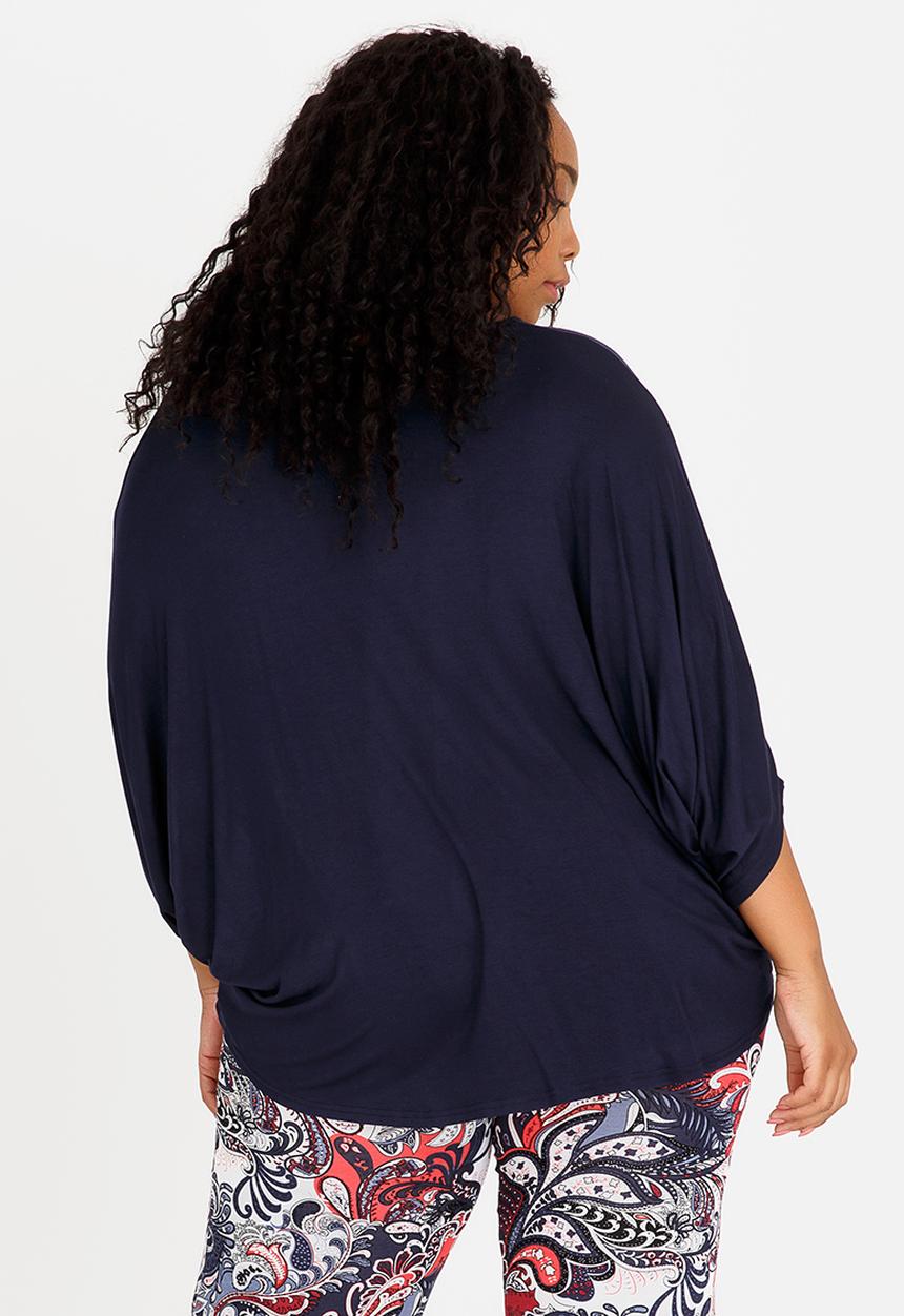 Polkadot - Carla Top Navy