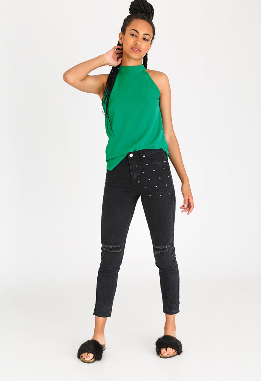 c(inch) - Open Back Top Green