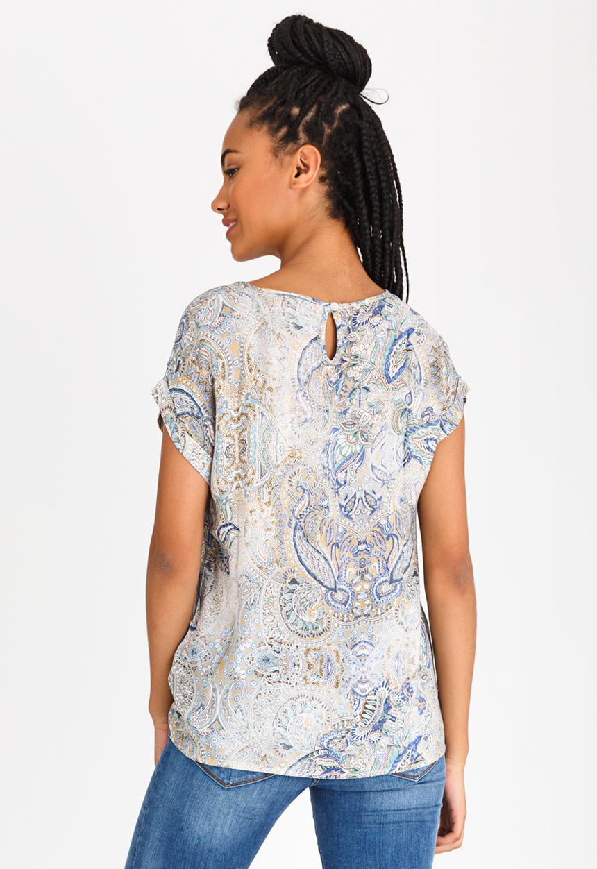 JEEP - Printed  Boxy Top Stone