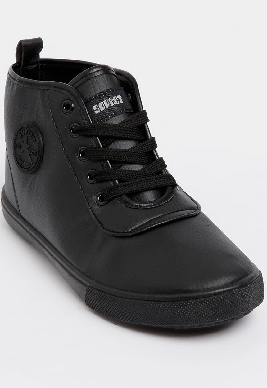 SOVIET - Callista Hi Sneaker Mono Black