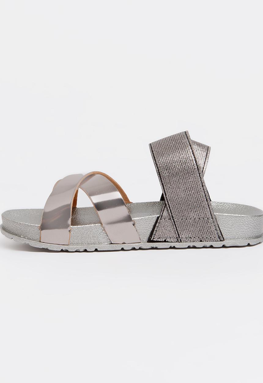 Jumbo - Slip On Sandal Silver
