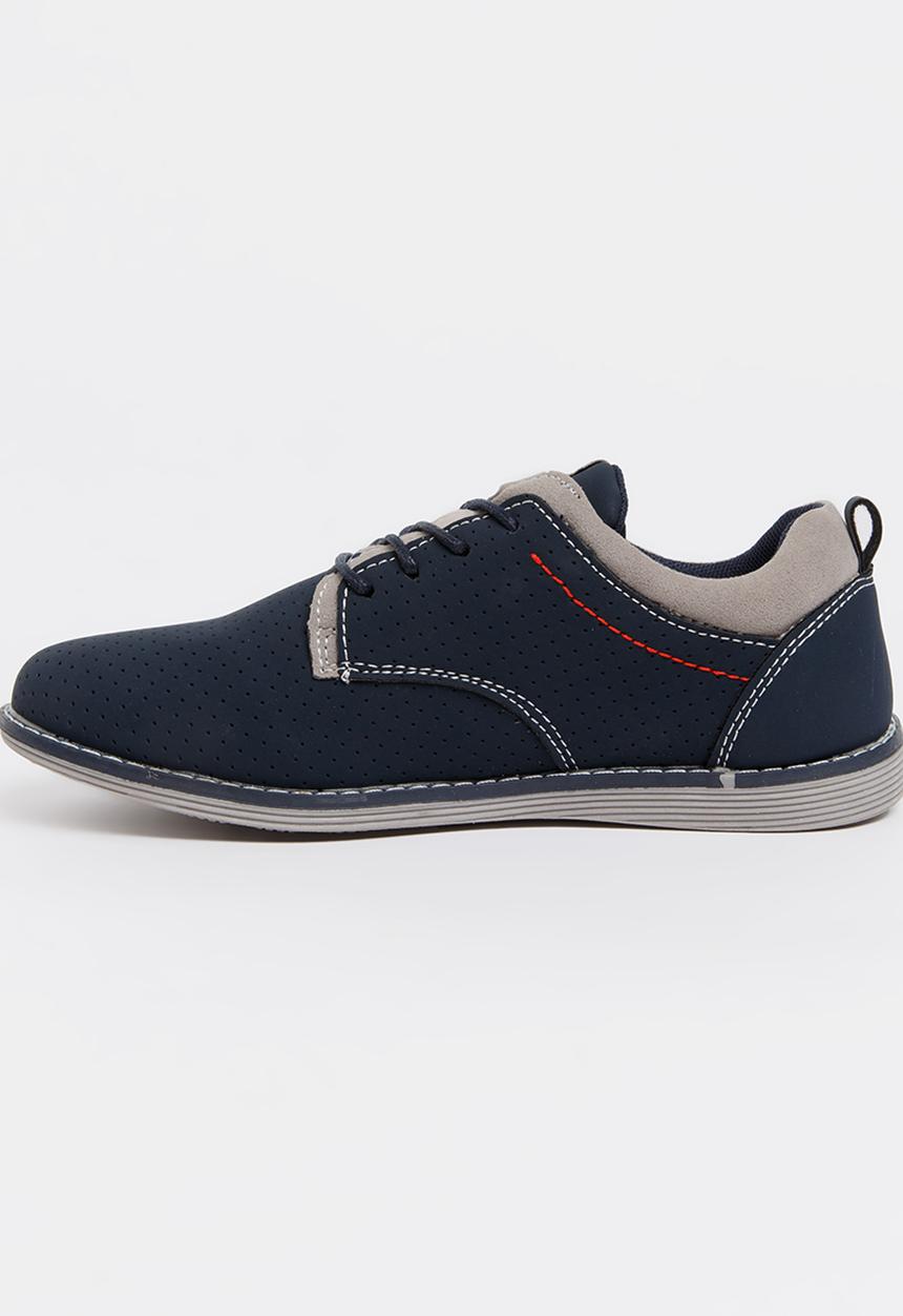 Jumbo - 2 Tone Boys Shoe Navy