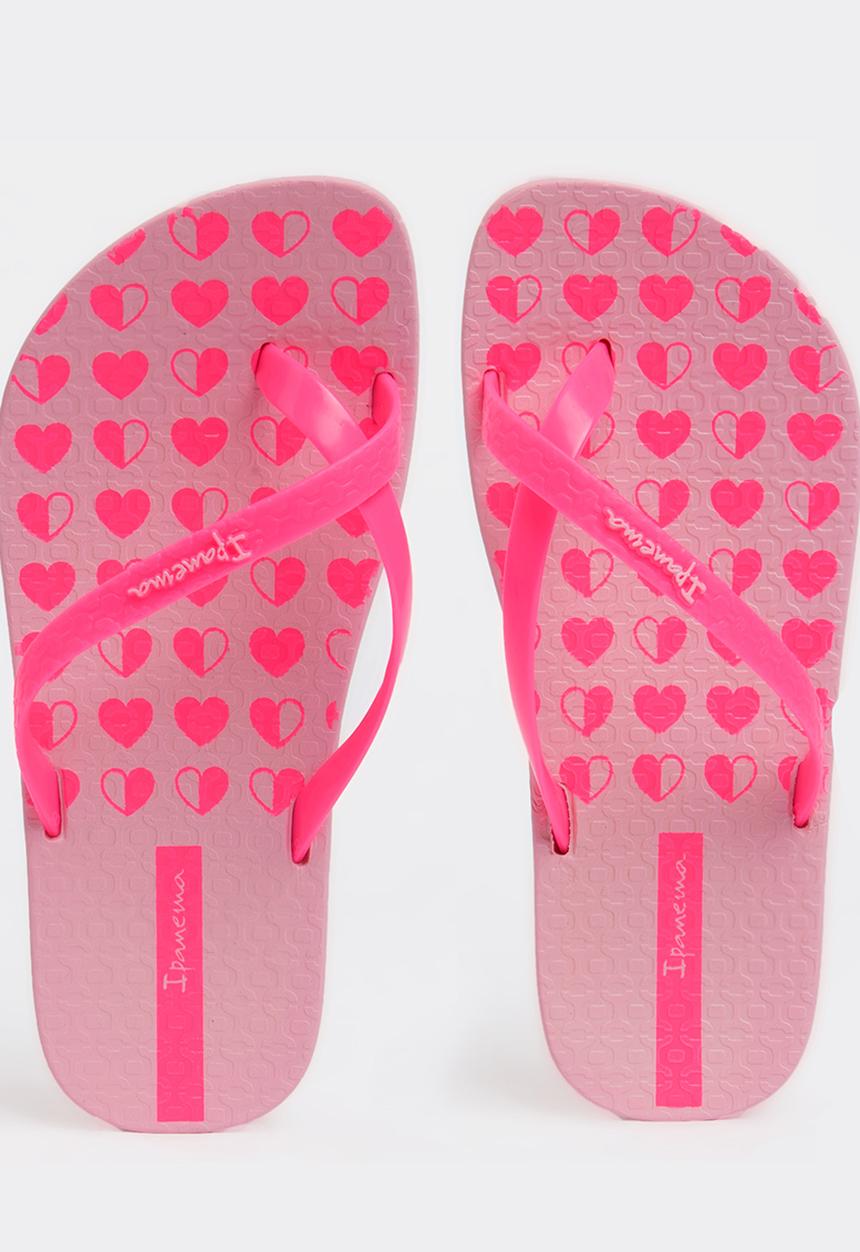 Ipanema - Ipanema Charme Printed Flip FLop Dark Pink