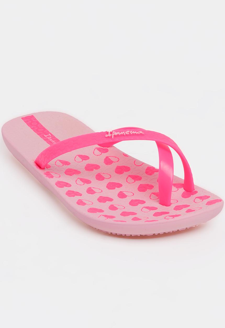 Ipanema - Ipanema Charme Printed Flip FLop Dark Pink