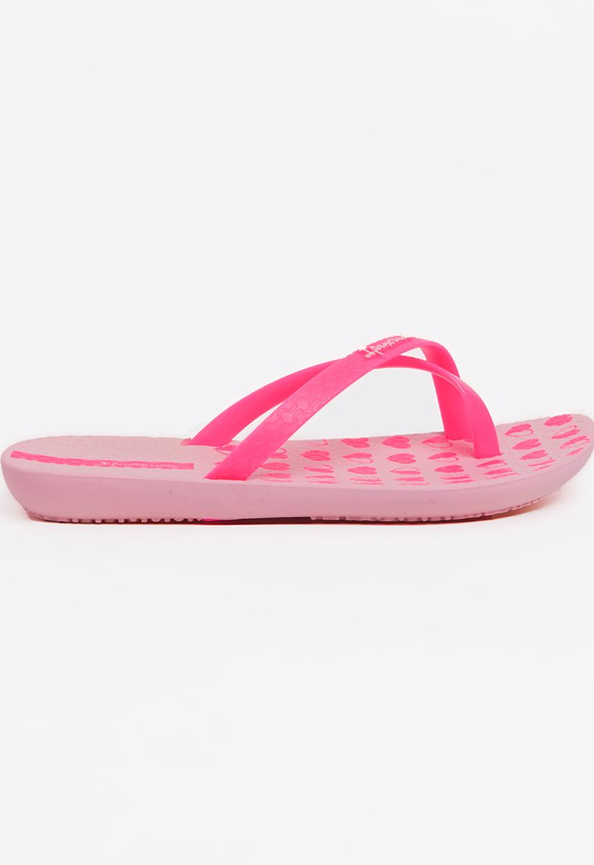 Ipanema - Ipanema Charme Printed Flip FLop Dark Pink