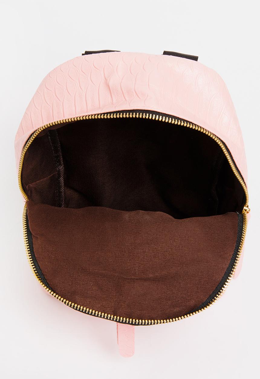 Pop Candy - Girls Pu  Backpack Pale Pink