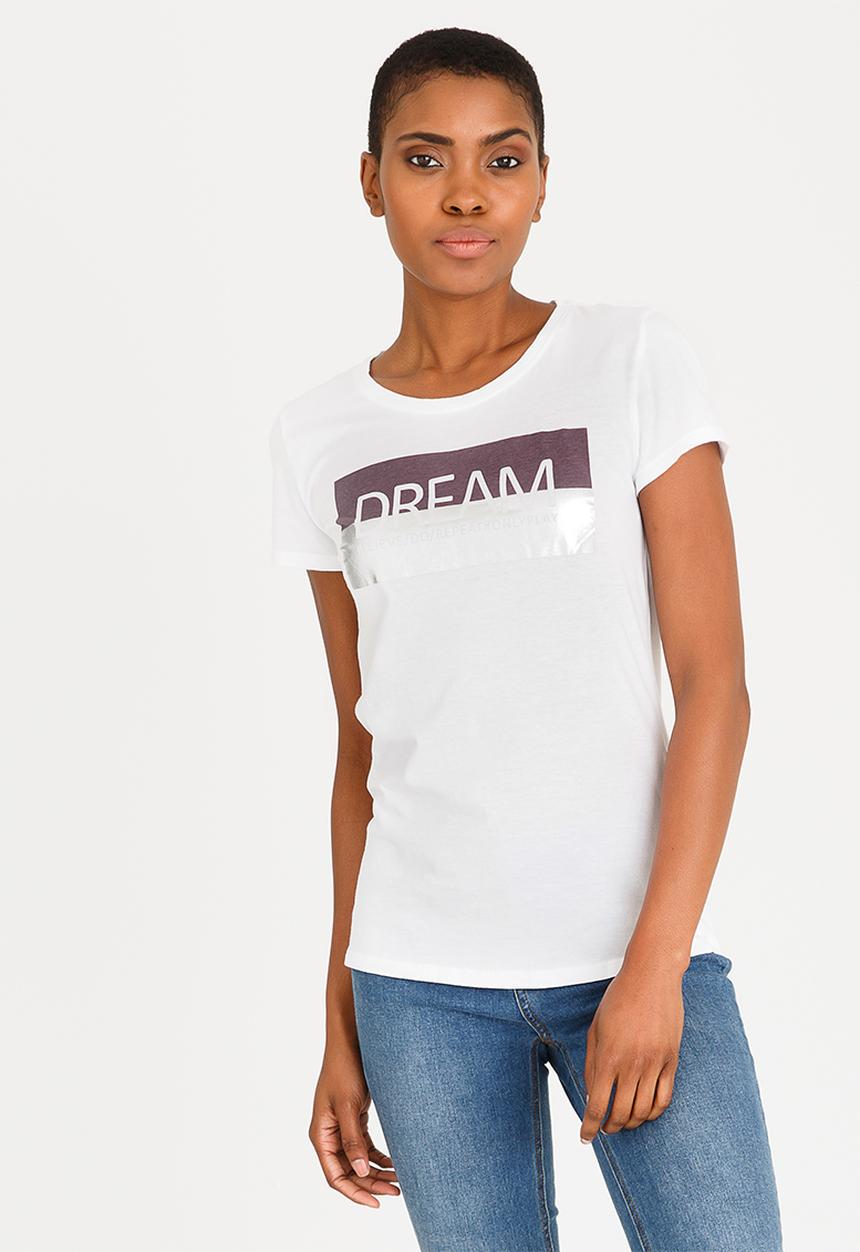 ONLY Play - Maria Fitted Short Sleeve Tee White