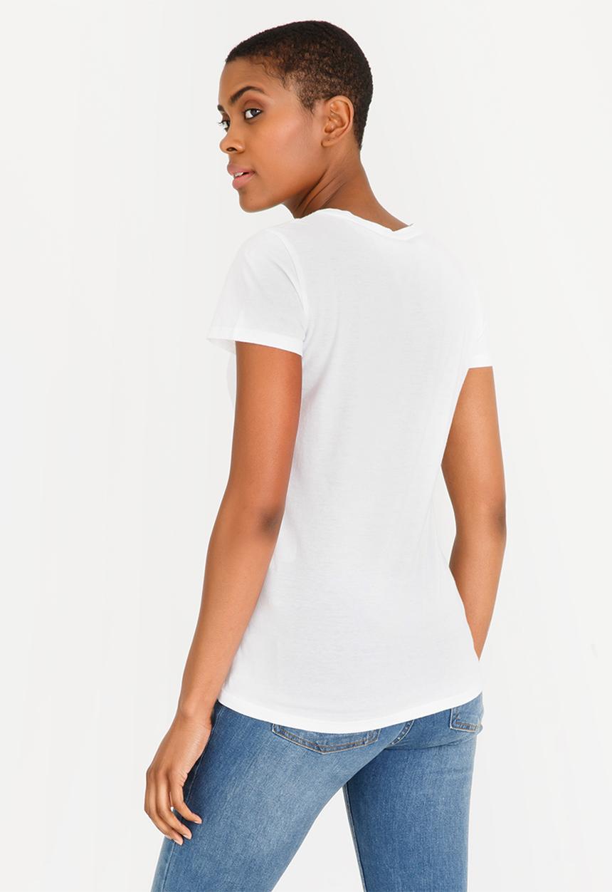 ONLY Play - Maria Fitted Short Sleeve Tee White