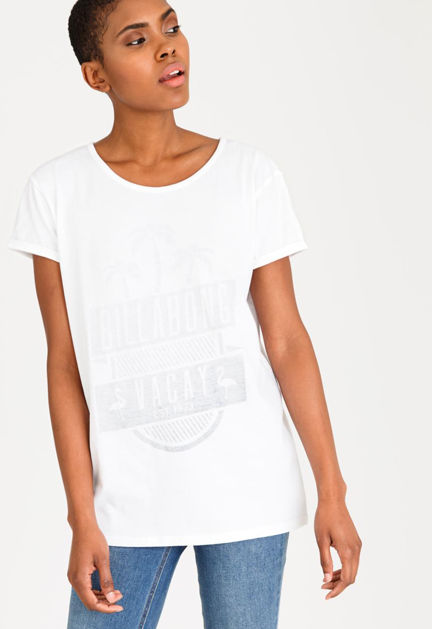 Billabong  - Vacay Box Fit Tee White