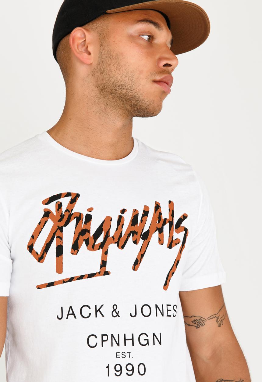 Jack & Jones - Done Crew Neck Tee White