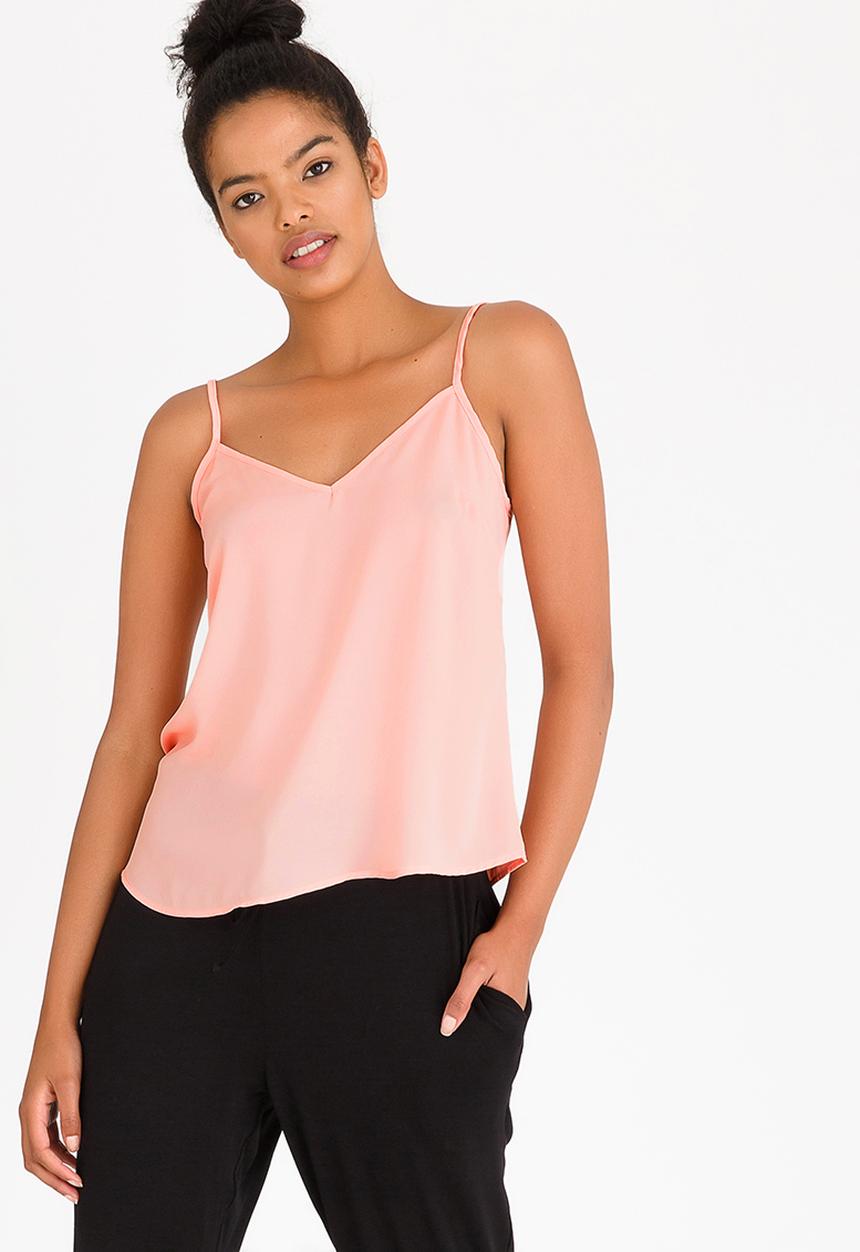 edit - Strappy Top with Adjustable Straps Mid Pink