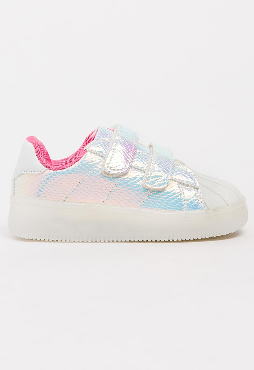 Pop Candy - Girls Light Up Sneaker Multi-colour