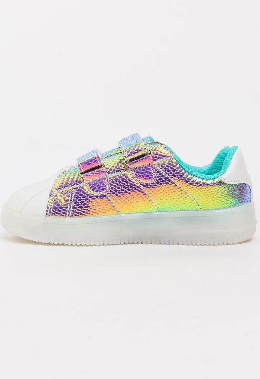 Pop Candy - Girls Light Up Sneaker Multi-colour