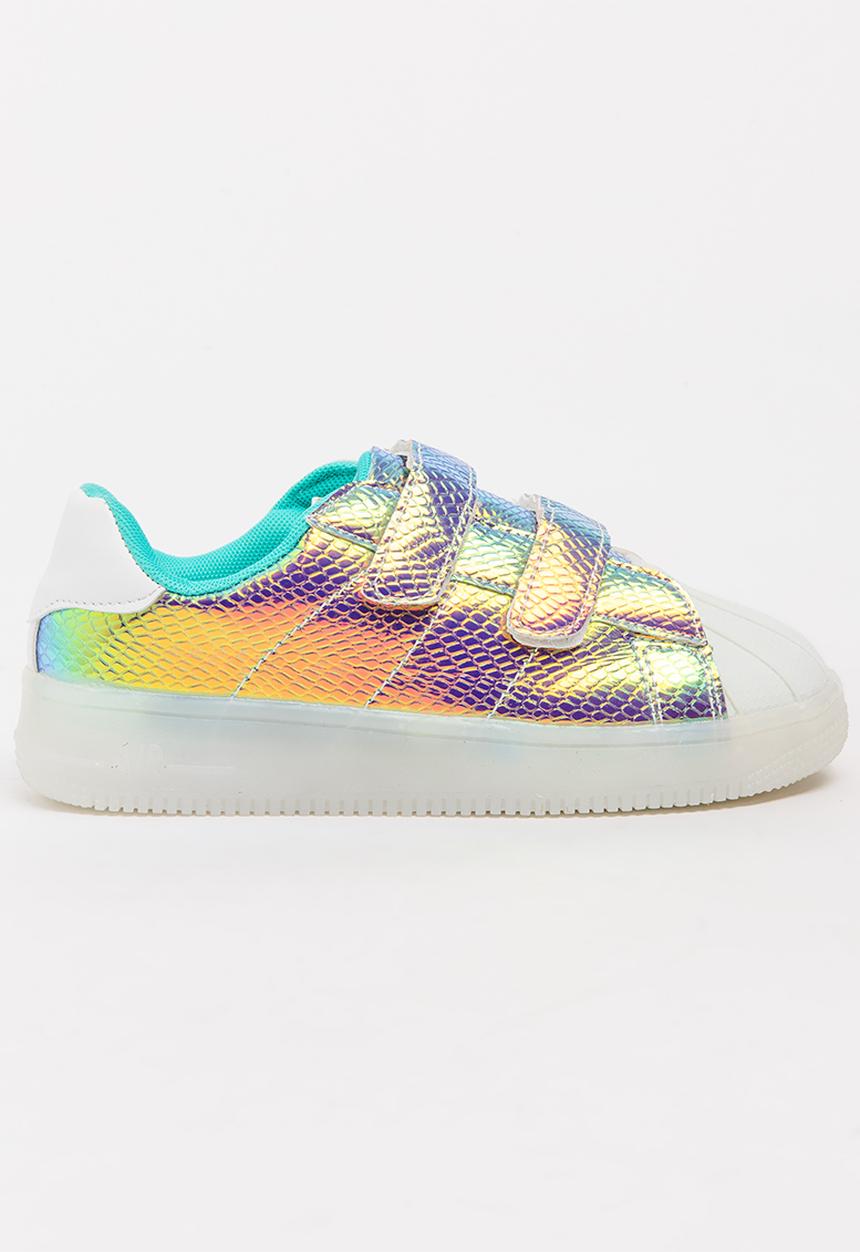 Pop Candy - Girls Light Up Sneaker Multi-colour