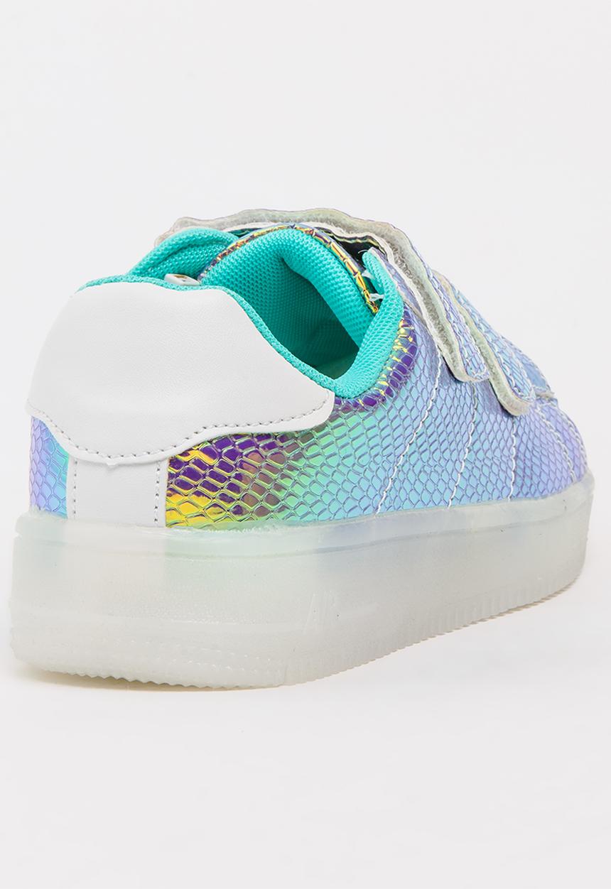 Pop Candy - Girls Light Up Sneaker Multi-colour