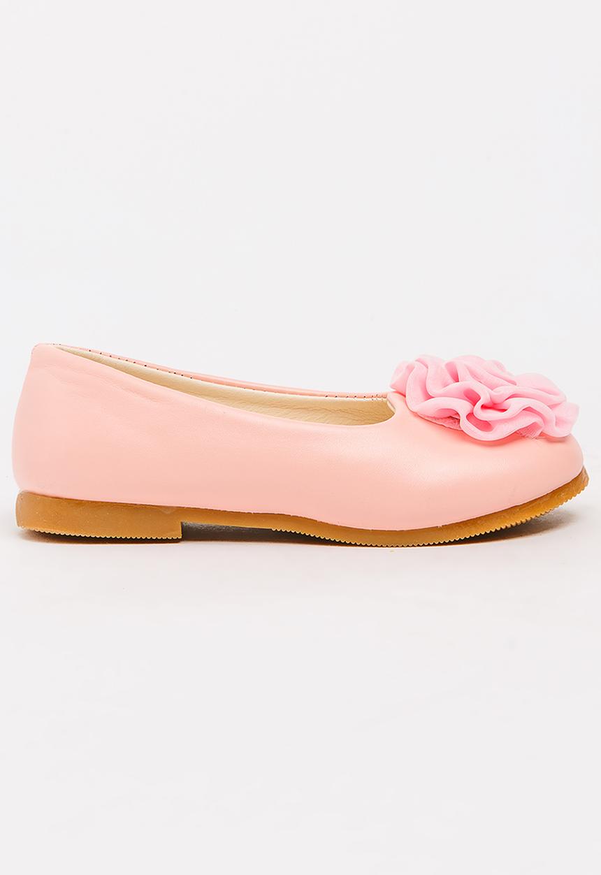 Pop Candy - Girls Flower Pump Pale Pink