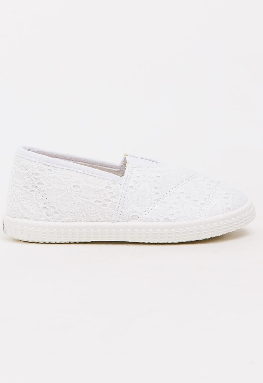Pop Candy - Girls Slip On Sneaker White