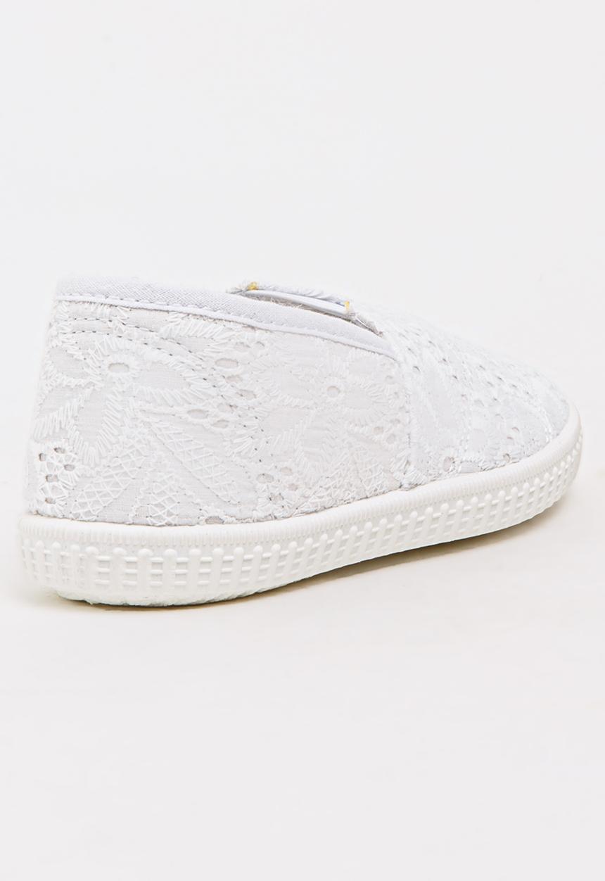Pop Candy - Girls Slip On Sneaker White