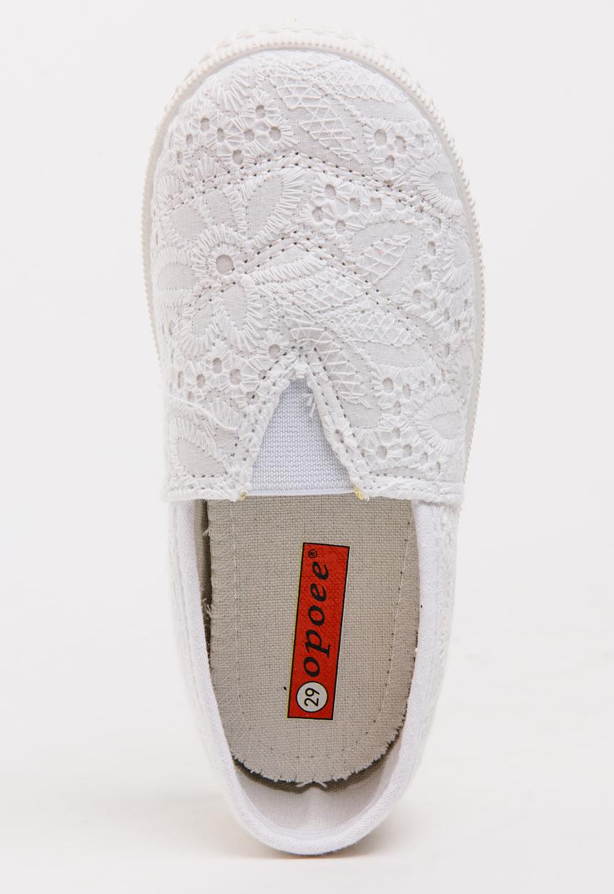 Pop Candy - Girls Slip On Sneaker White