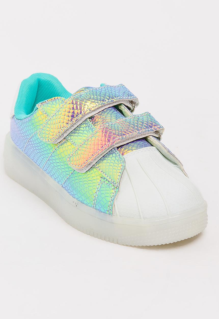 Pop Candy - Girls Light Up Sneaker Multi-colour