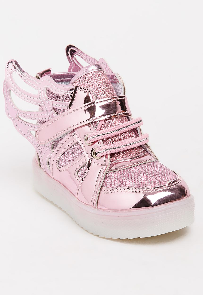 Pop Candy - Girls Light Up Sneaker Mid Pink