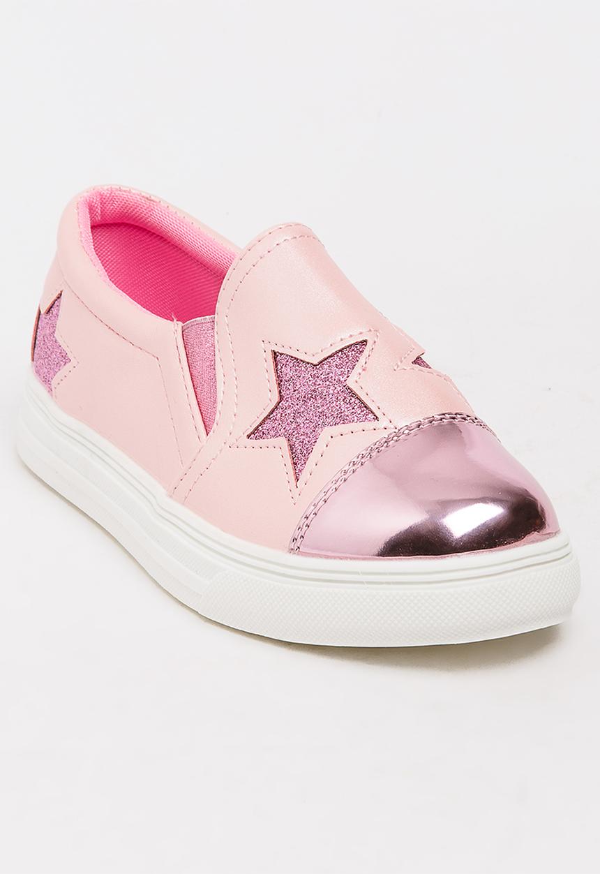 Pop Candy - Printed Slip On Sneaker Mid Pink