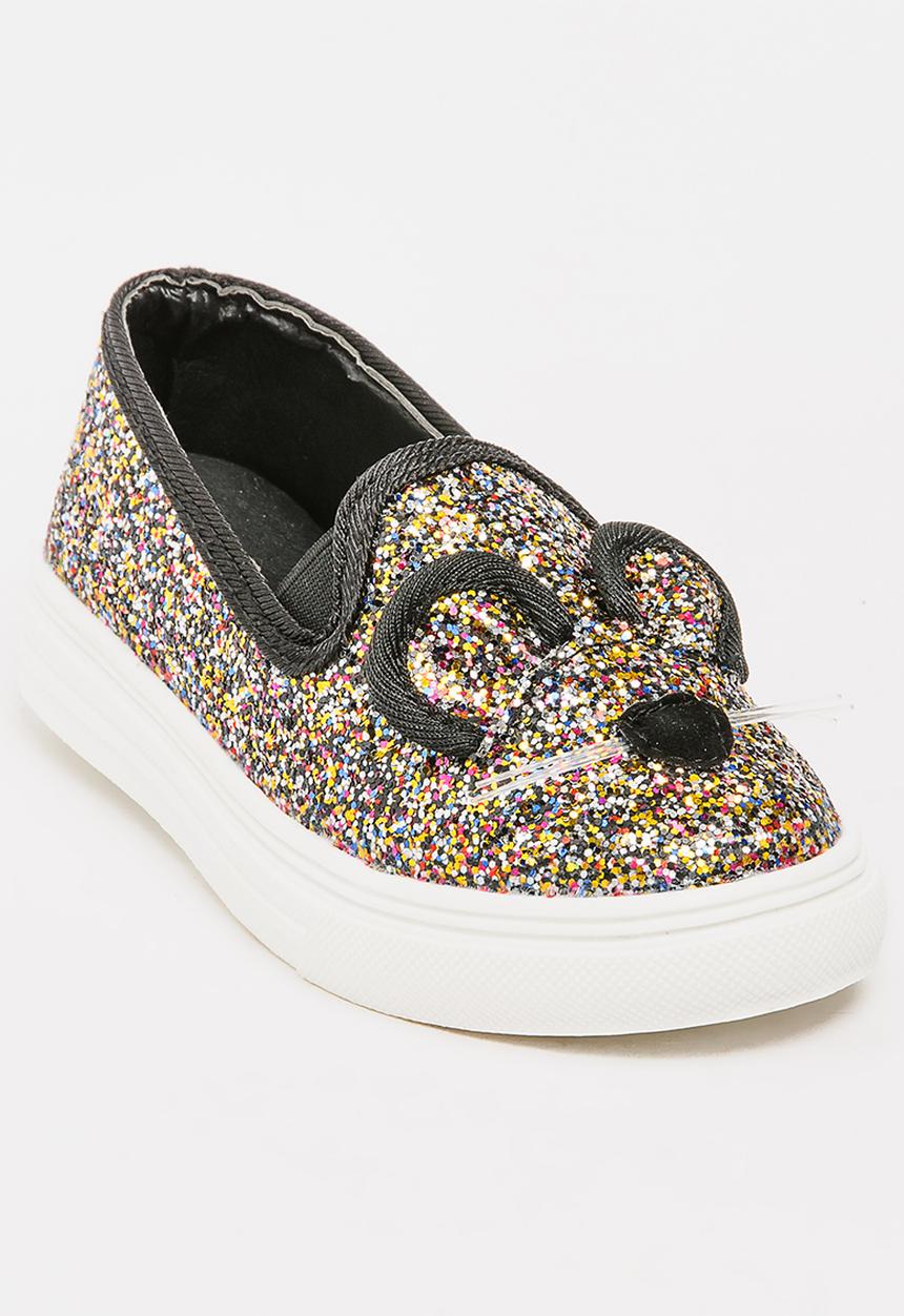 Pop Candy - Girls Glitter Sneaker Multi-colour