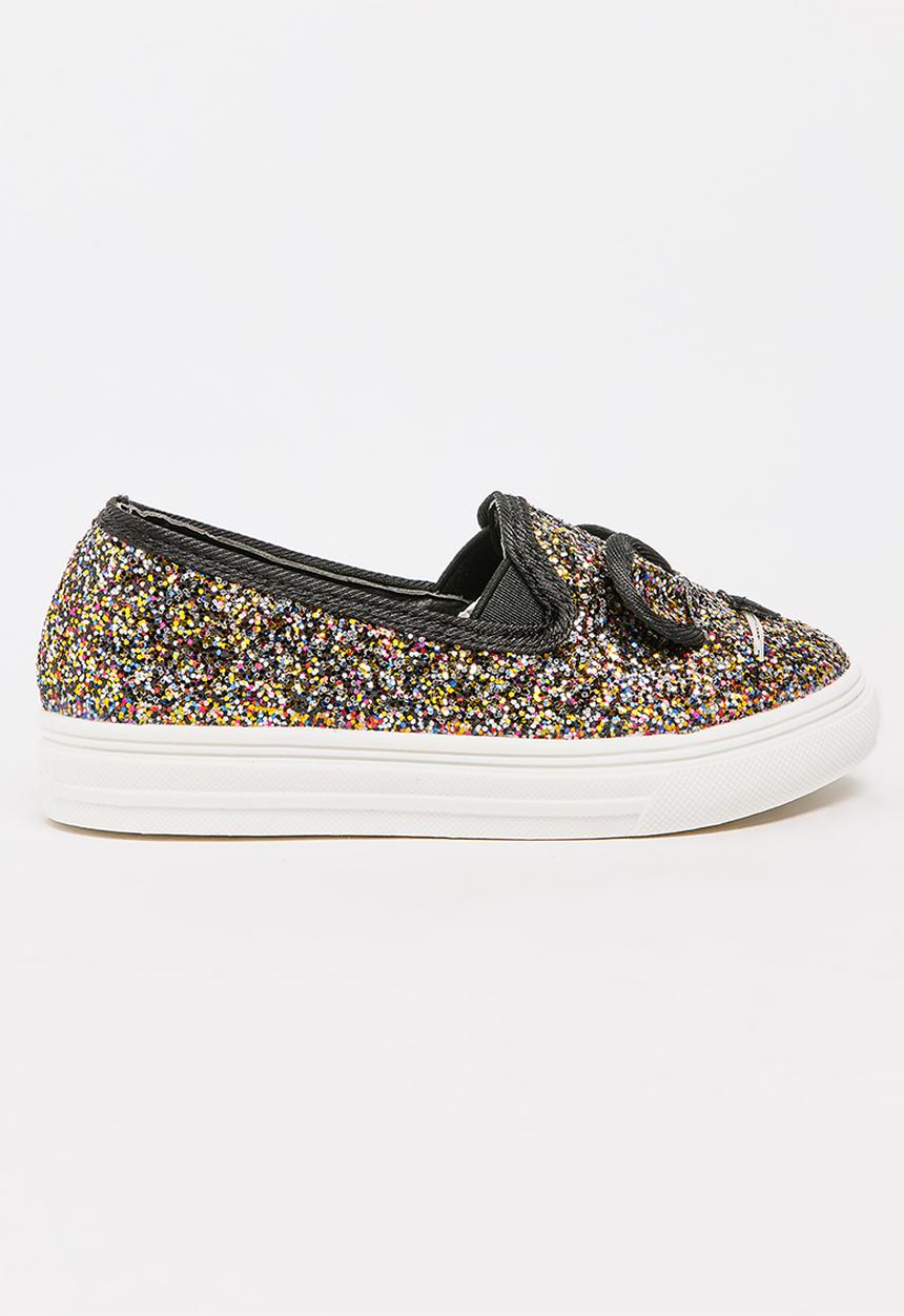Pop Candy - Girls Glitter Sneaker Multi-colour