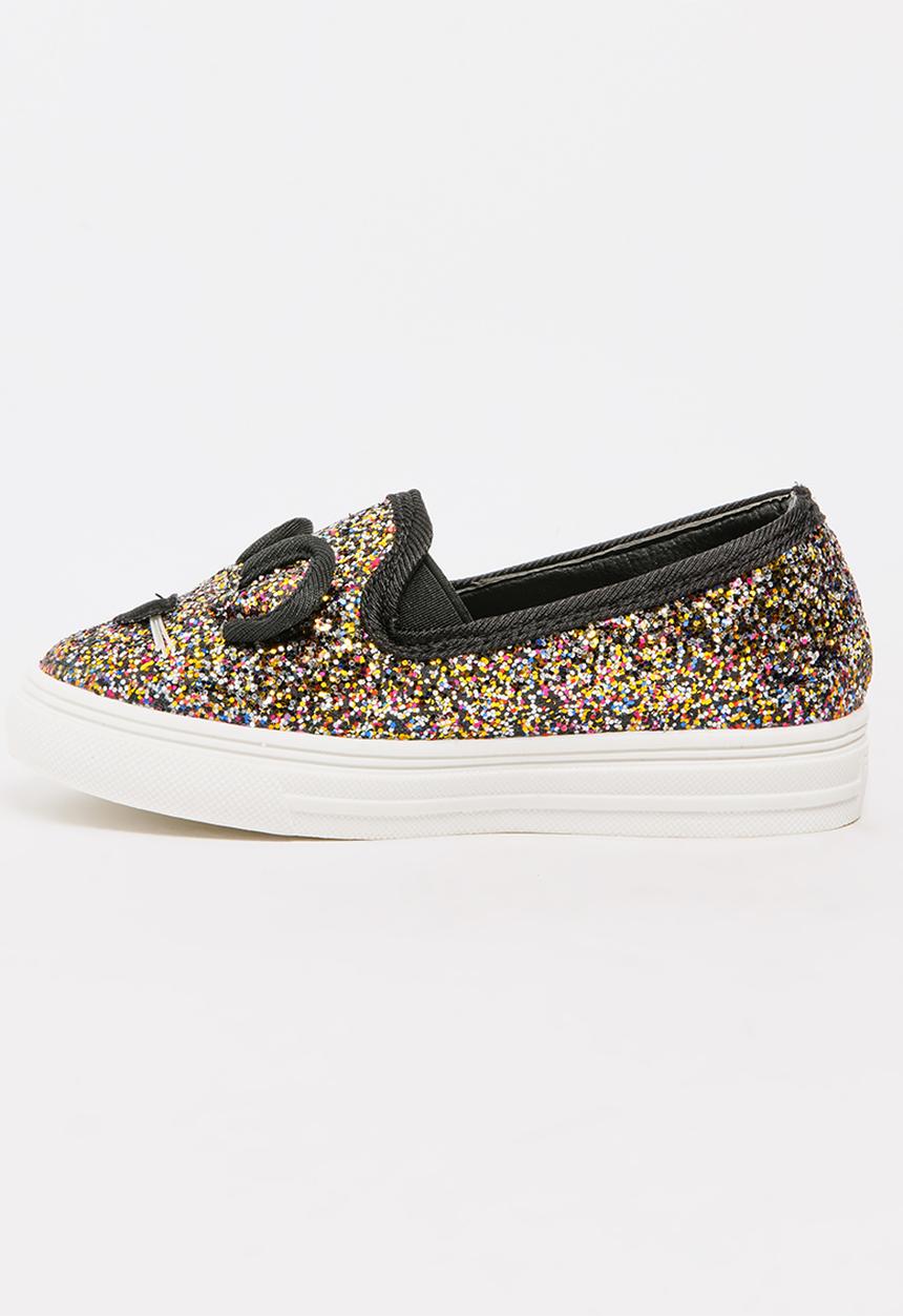 Pop Candy - Girls Glitter Sneaker Multi-colour