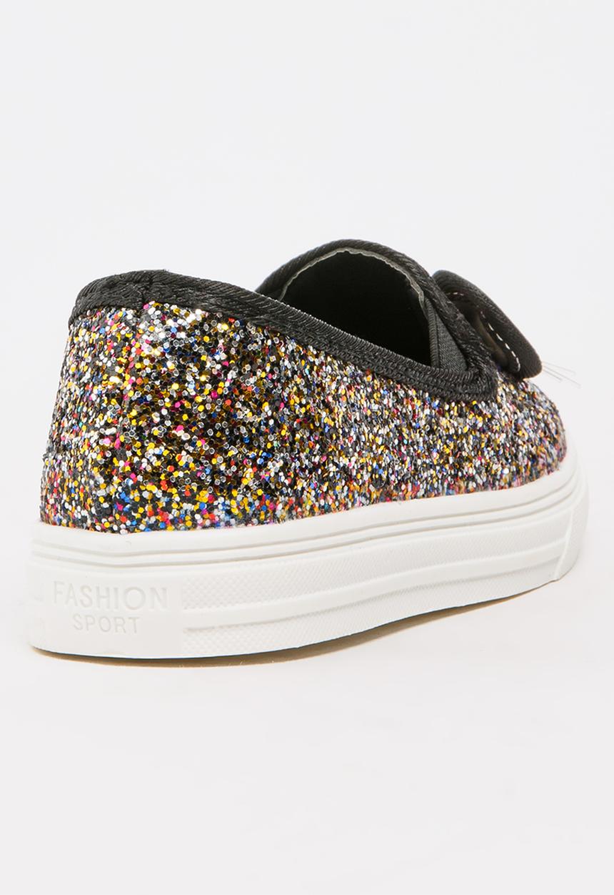 Pop Candy - Girls Glitter Sneaker Multi-colour