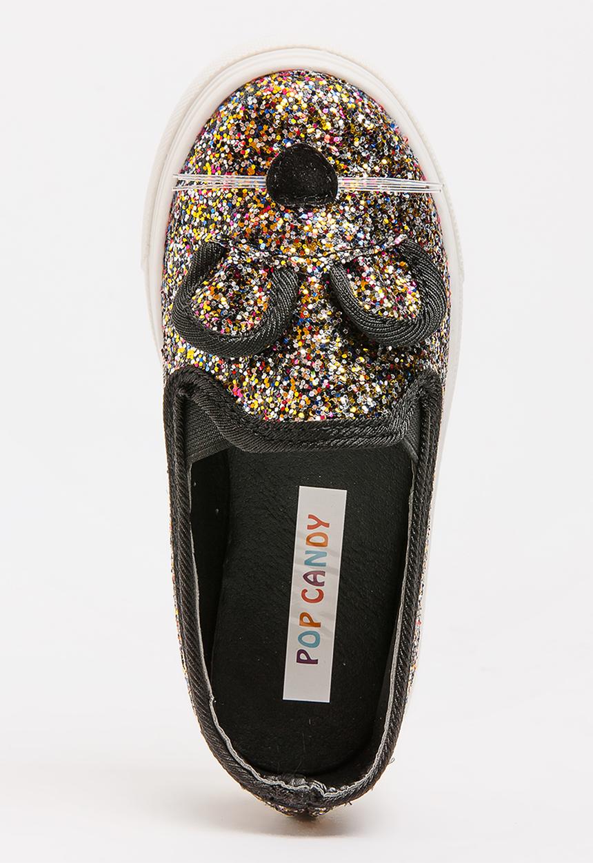 Pop Candy - Girls Glitter Sneaker Multi-colour
