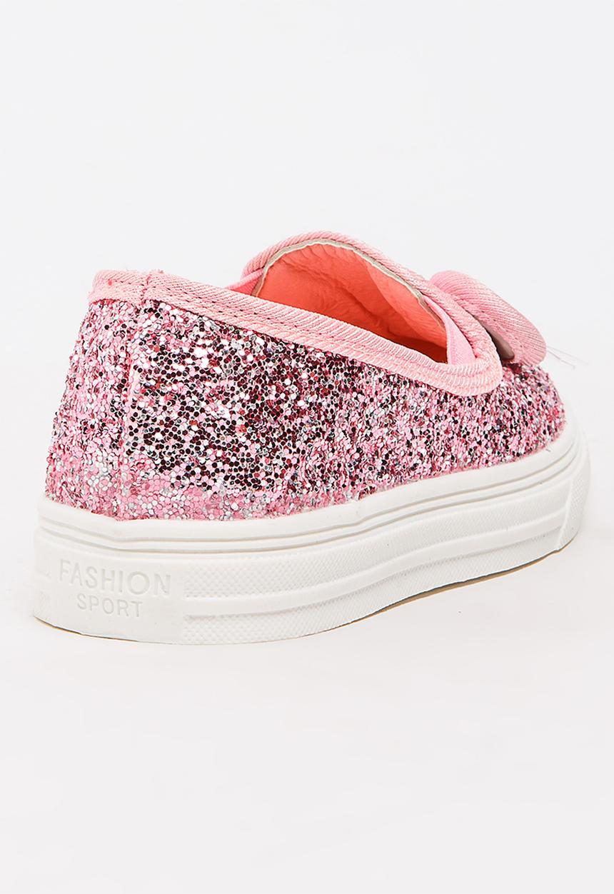 Pop Candy - Girls Glitter  Sneaker Mid Pink